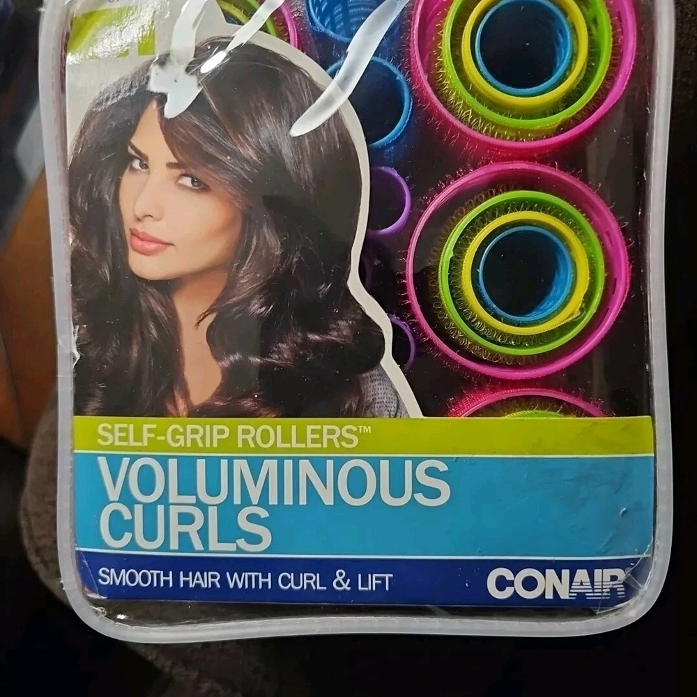 Conair Self-Grip Rollers Voluminous Curls Smooth & Lift 31 Assorted Multicolor